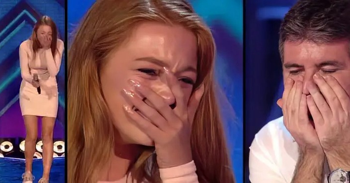 Nervous Teen Is The Last Contestant, Collapses Onstage in Tears When She Hears Simon’s Critique