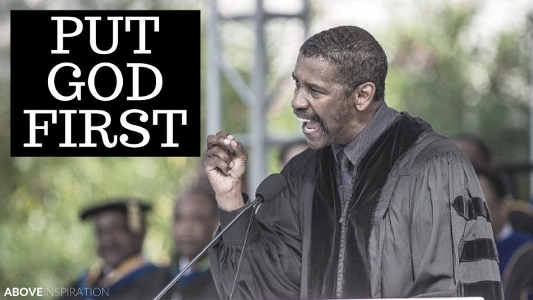 Put God First – Denzel Washington Motivational & Inspiring Commencement Speech