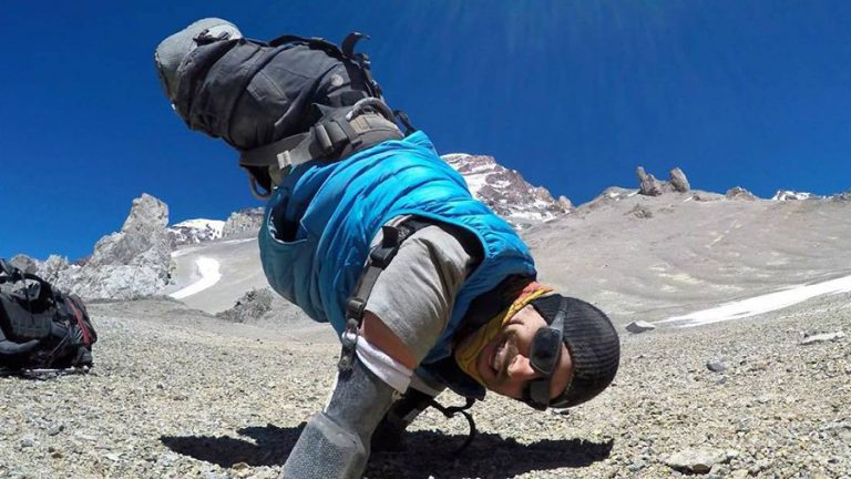 Man Born Without Hands and Feet Climbed Two of the Highest Peaks in the World!