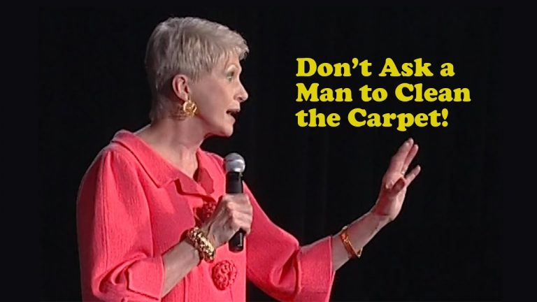 Jeanne Robertson’s Friendly Advice: “Don’t Ask a Man to Clean the Carpet!’