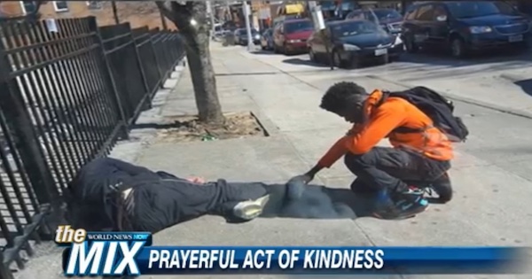 Teen Went Viral For Praying For Homeless Man