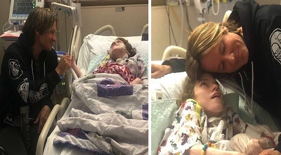 Dream Comes True For Keith Urban Fanatic Dropping By Her Hospital Bed