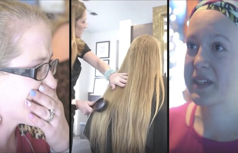 Teenager Cut 2 Feet Hair For A Friend With Cancer, What She Did Left Readers In Tears