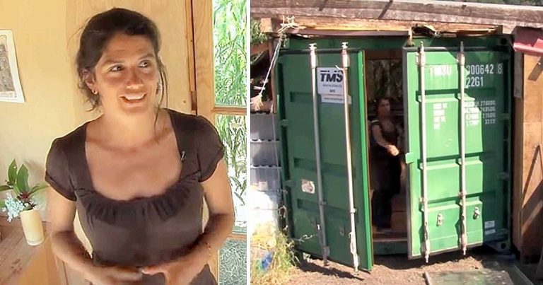 Mother Turned Shipping Container To A Tiny Home Full Of Love For Her Children