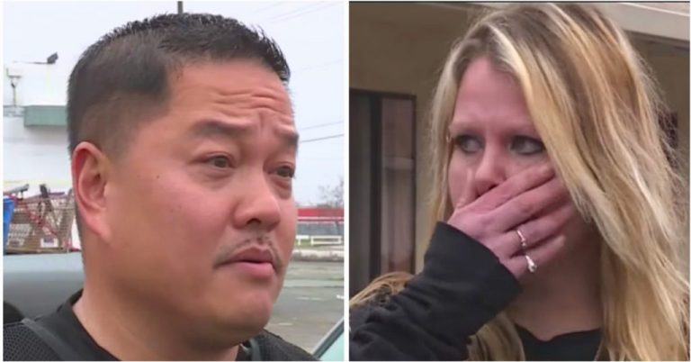 Sheriffs Found Suspicious Family Behind Walmart, Their Next Move Left Woman In Tears
