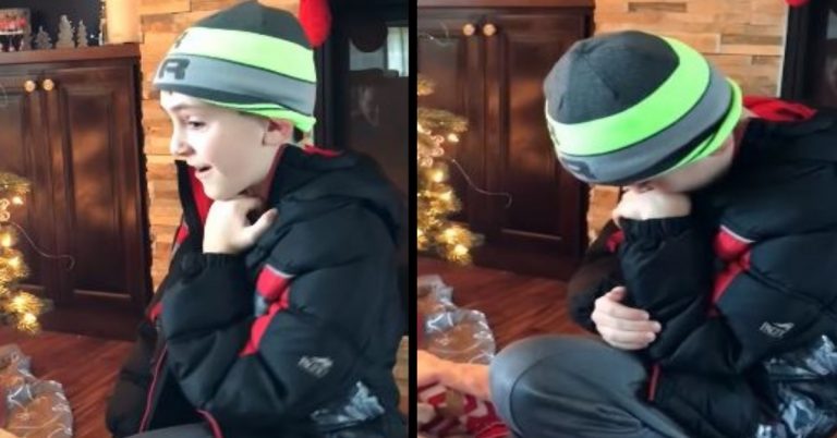 10-Year-Old Boy Burst In Tears Seeing Christmas Present Under The Tree, Unexpected Surprise!