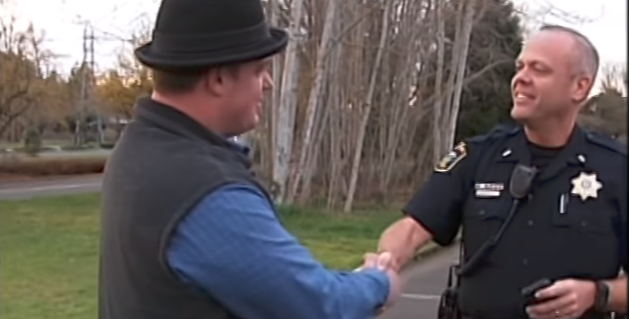 Police Officer Caught Family Trespassing, What He Did Will Surely Touch Your Heart!