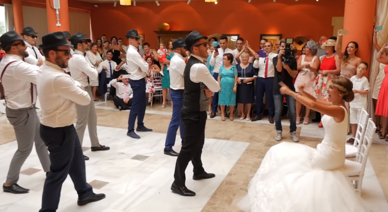 Groom Surprised Bride With Funny Dance Trick, Bride And Guests Had The Most Wonderful Time Of Their Lives
