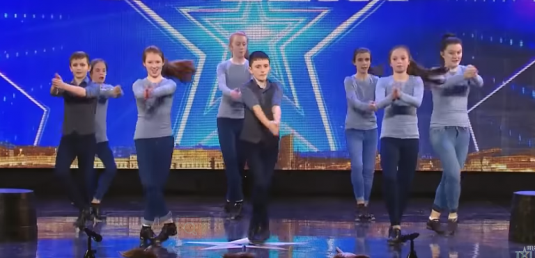 Group Of Kids Rocking The Stage Of Ireland’s Got Talent Through Their Quick Moving Feet