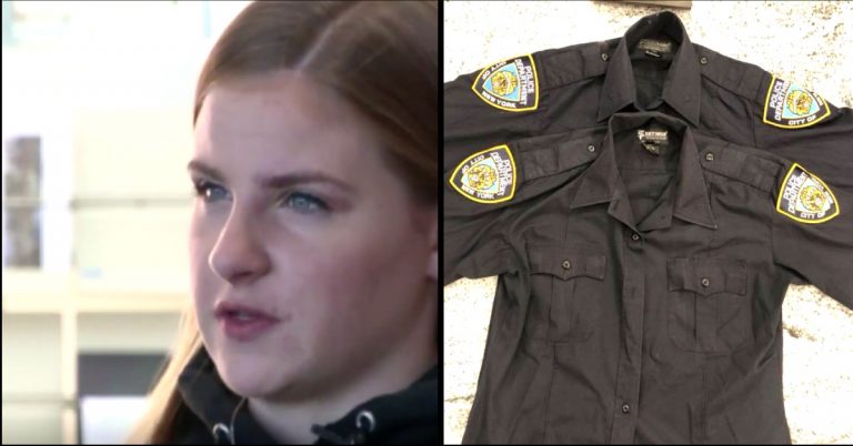 Teenager Cuts Police Officers Uniform, Her Way Of Managing Fear Made People Do The Same Thing