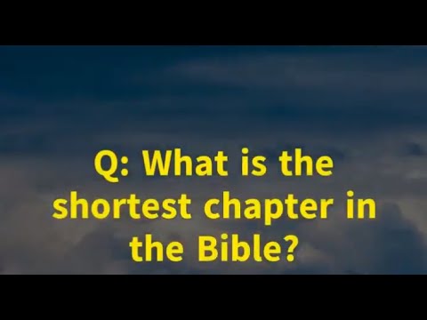 What is the shortest chapter?