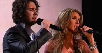 Celine Dion And Josh Groban Teamed Up To Present A Powerful Song “The Prayer”