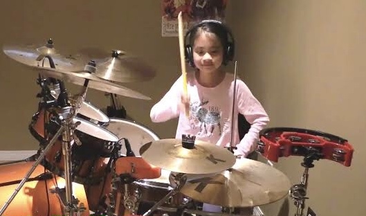 10-Year-Old Girl Proud Of Her God Given Talent Through Drum Cover Of Inspiring Song “God Is On The Move”