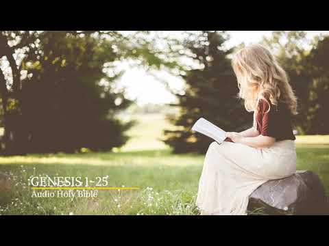 Audio Holy Bible Genesis 1-25, All (The Bible in Basic English, Female)
