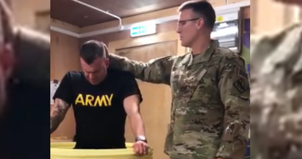 Earth And Heaven Rejoiced For a Man Got Salvation – Army Chaplain Baptizes Soldier Overseas In Iraq