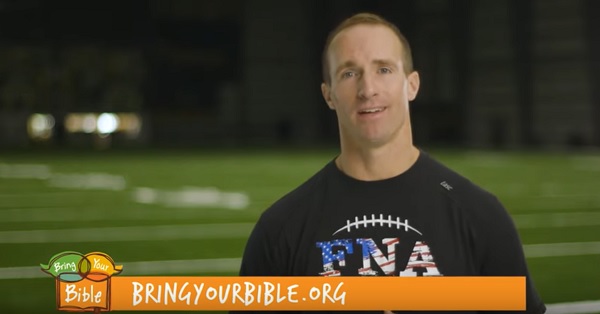 Drew Brees Being Attacked For Promoting ‘Bring Your Bible to School Day’ With ‘Focus on the Family’