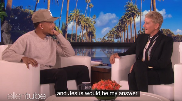 ‘My Understanding of A Lot of Stuff Is Based on Jesus’: Chance the Rapper Says on The Ellen Show