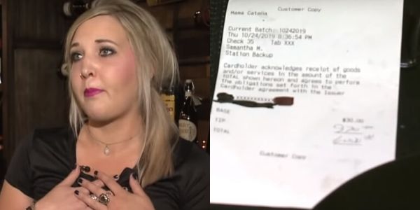 Waitress Left ‘Choked Up’ After ‘Angel’ Customer Gives Her $1,000 Tip