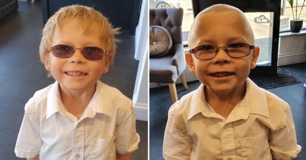 7-Year-Old Boy Shaves His Head To Raise Money For Friend Battling Cancer