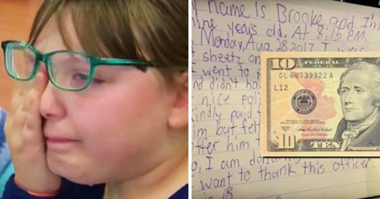 Police Officers Receive An Unexpected $10 Bill Inside A Letter From A 9-Year-Old Girl and Know They Have to Move Straight Away