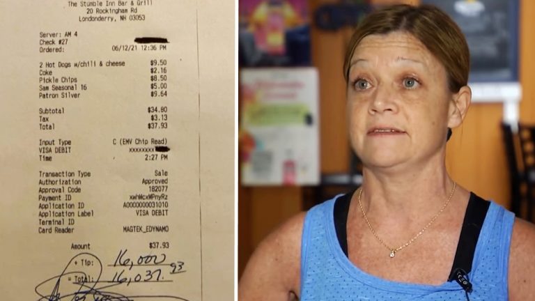 Customer Eats A Hot Dog Meal And Leaves Staff In Awe With $16,000 Tip