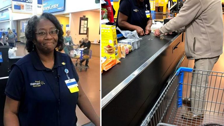 Walmart cashier spreads kindness by helping old man count change: ‘This is not a problem, honey’