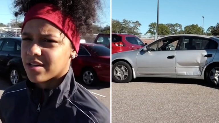 Teen Spots Lady Having Emergency So Causes Car Accident to Try and Save Her Life