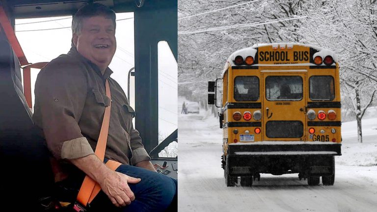 Parents Trust Bus Driver But Never Guess He Would Make A Plan on Day School Is Delayed
