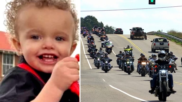 1,000 Bikers Procession to Honor 2 Years Old Washed Away by Tennessee Flood: ‘We Know He’s in Heaven Now’