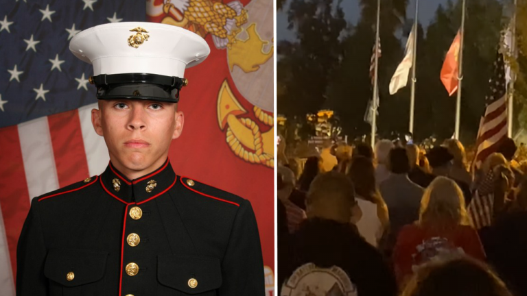 Rancho Cucamonga community honors Lance Cpl. Dylan Merola, Service Member Killed in Kabul