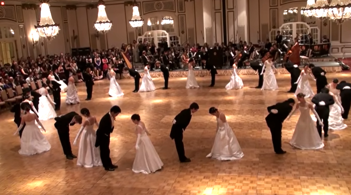 16 Couples Take To Dance Floor For Wonderful Viennese Waltz Performance Crowd Won’t Forget