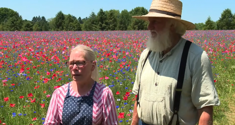 Couple Plant 4 Acre Field of Flowers for Soldier Son Who Died by Suicide After Serving in Afghanistan