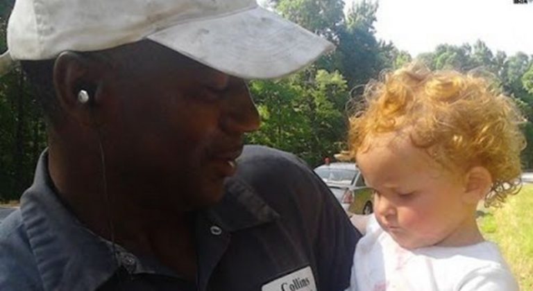 Man Saves Baby Crawling On Highway And Helps Her Calm Down with Gospel Music
