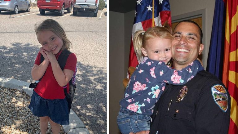Police Officer Adopts 4-Year-Old Girl He Helped Rescue from An Abusive Home