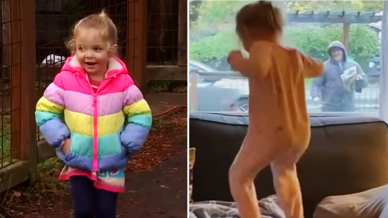 Mail Carrier Stops to Dance with Adorable Little Girl Who’s Always Waiting for Him