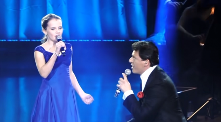 Famous Singer Drops to His Knees when He Hears A 12-Year-Old Girl Sings Opera