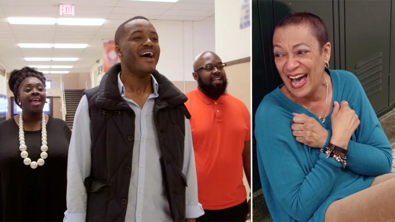 Teacher Who Survived Cancer Collapses in Tears after Heart-Warming Surprise at School Hallway