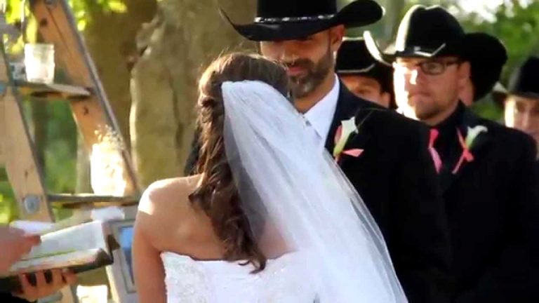 Bride Paralyzed in Car Accident Stuns Guests, Walks Down Aisle to Meet Cowboy at Altar