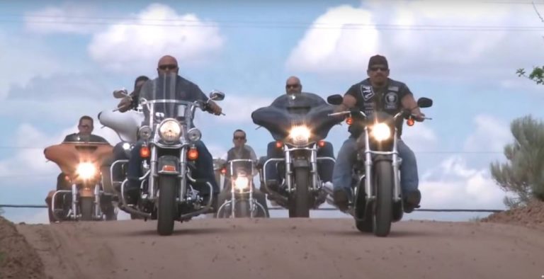 Biker Gang Defends 5-year Old Girl from Bullies