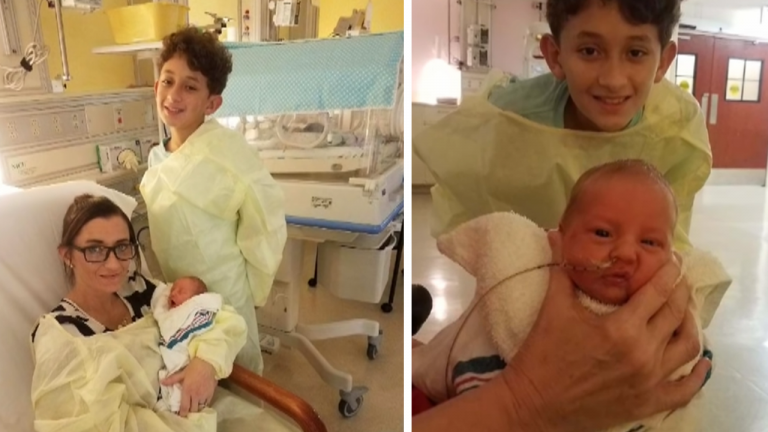 Nobody Else Was Around, So A 10-Year-Old Helps Deliver His Mom’s Baby