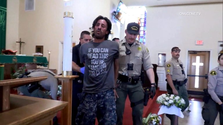 Man Fleeing From Cops Runs into Church Holding Boy’s Funeral, Arrested on The Altar