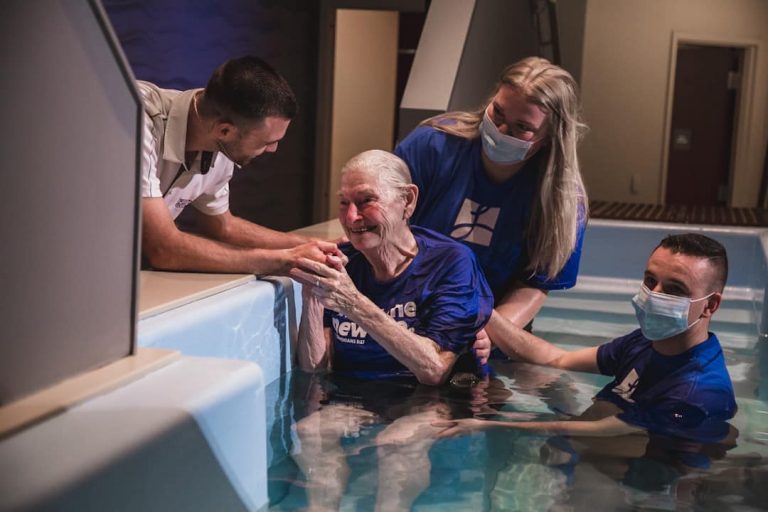 ‘I Just Decided To Do It’: 86-Year-Old Overcame Her Fear of Water, Finally Baptized at Church