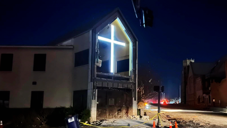 Church Cross Left Standing in the Mass Destruction of Tornadoes in Kentucky Reminds People The Gospel Will Remain for Eternity