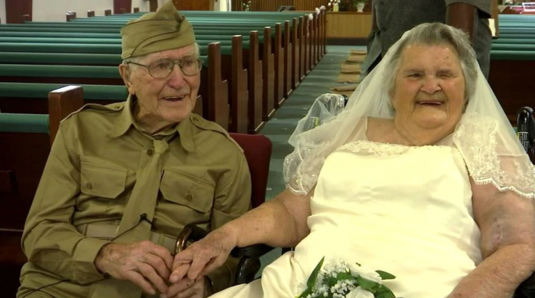 Couple Married in 1946 Holds A Real Wedding They Never Got to Celebrate 75th Anniversary