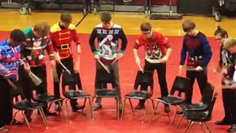 High School Band Drumline Leaves The Audience in Awe And They Didn’t Even Use Drums