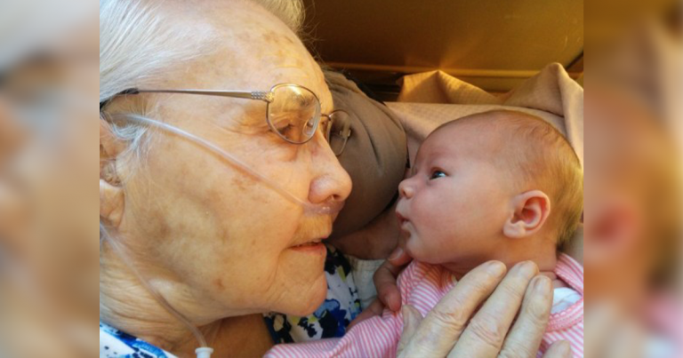 2-Day-Old Baby Shares Magical Moment Meeting Her 92-Year-Old Great Grandma