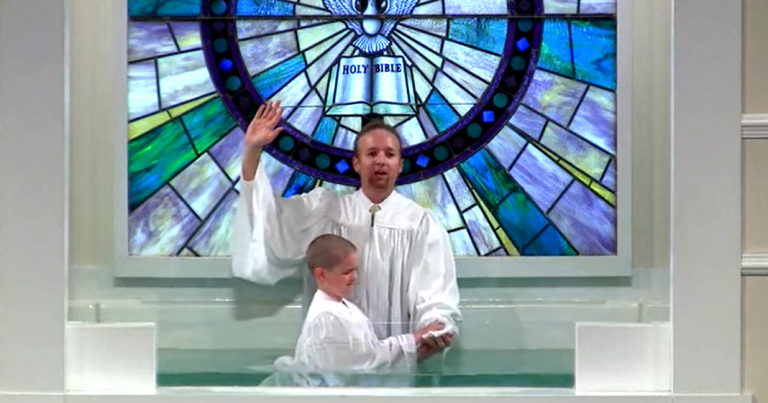 Little Boy’s Baptism Goes Hilariously Wrong
