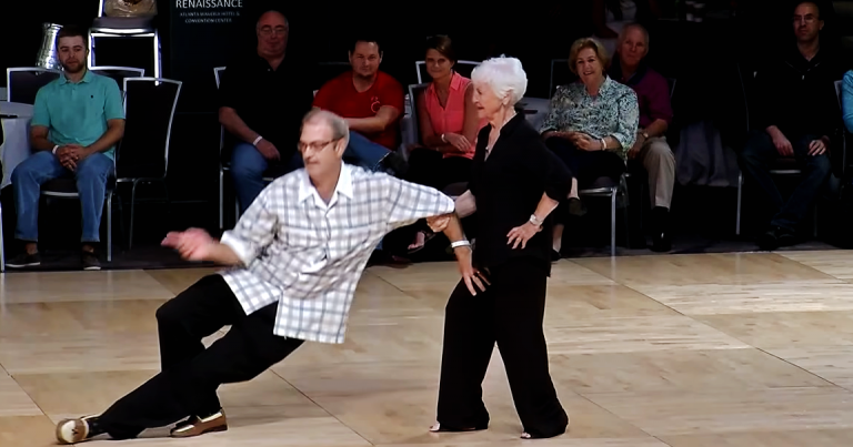 Spry Seniors Take To Dance Floor and Astound Entire Audience with Unexpectedly Dance Moves