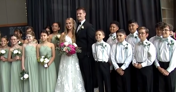 Teacher Asks Her 5th Grade Students to Be Her Bridesmaids and Groomsmen at Wedding