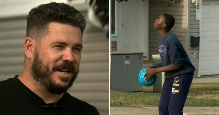 Teen Thinks Neighbor Is Knocking on His Door in Order to Call Him Out for Constant Dribbling Annoys Instead Gets Handed A Card